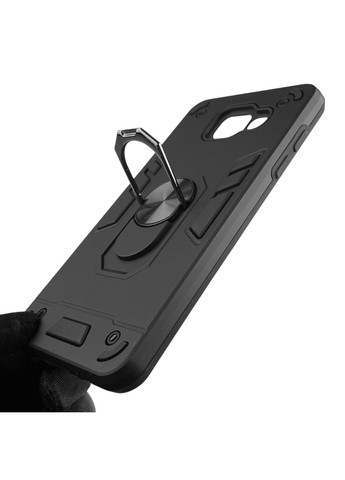 Чохол для телефона Galaxy A5 2016 (SM-A510F) броньований з магнітним кільцем-тримачем на самсунг а5 2016 чорний Samsung (366233913)