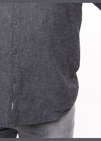 Сорочка чоловіча лляна графітова літня Bagarda Пряма (294560424)