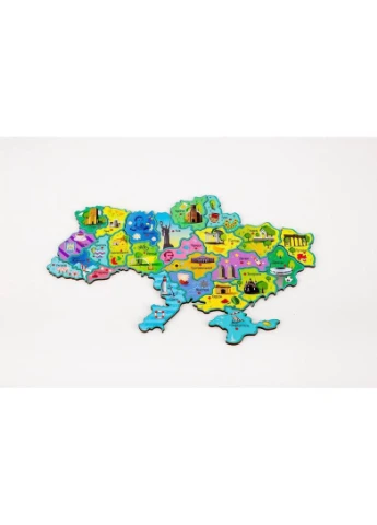Пазл Мапа України на магніті PuzA4-22926 PuzzleOK (389901463)