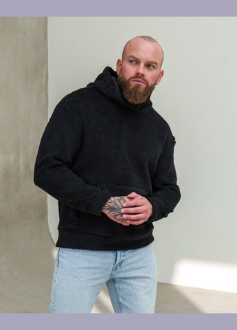 Худи мужчкие зимнее "Уютное тепло в каждом прикосновении" SF-0006 Черный, 50 Sofia (303403886)