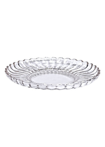 Сервірувальна страва скляна прозора для подачі закусок та десертів столова страва ProDobro (364190877)