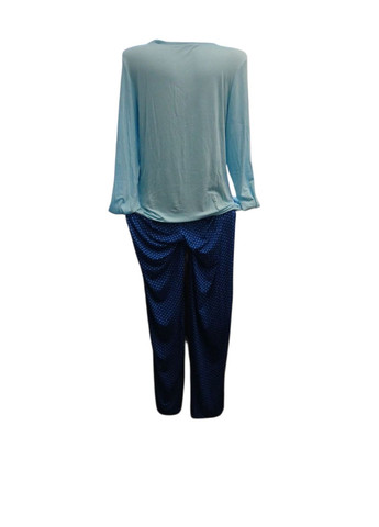 Голубая пижама ( лонгслив + штаны) (04053) Esmara