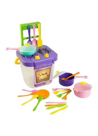 Набір посуду Tigres з плитою і столовими приборами 25 ел (39153) Тигрес (364115536)