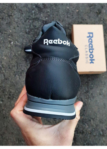 Чорні Зимовий кросівки чоловічі reebok classic boots winter leather black рібок No Brand