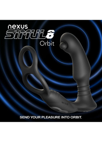 Стимулятор простаты Nexus SIMUL8 Orbit Edition с эрекционным кольцом No Brand (366879381)