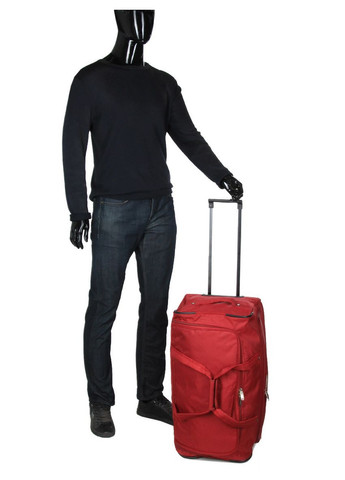 Сумка на колесах середня M червона 65х30х32/59л/2.5кг/ 214-62 MADISSON (324801570)
