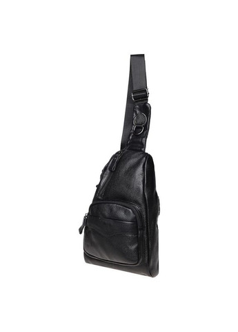 Чоловічий шкіряний рюкзак через плече K1029-black Borsa Leather (322189610)