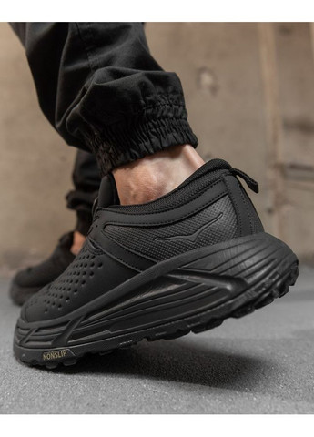 Черные демисезонные мужские кроссовки с автошнуровкой gull black No Brand