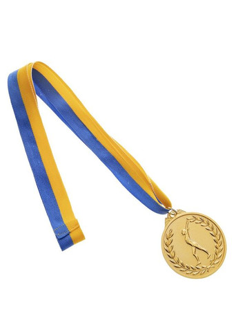 Медаль спортивна зі стрічкою двоколірна d-6,5см Гімнастика C-4851 місце (метал, покр. 2 тоні, 56g золото) SP-Sport (361440119)