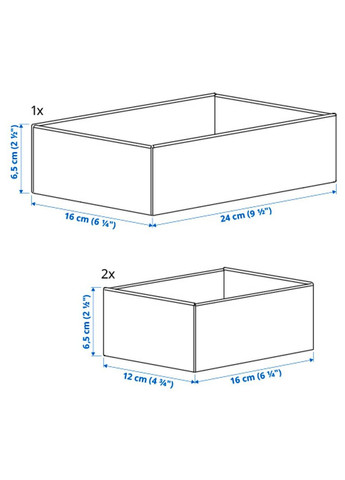 Коробка ІКЕА UPPDATERA (20544185) IKEA (278408640)