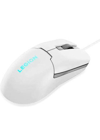 Миша Legion M300s, White, USB, оптична, до 8000 dpi, RGB підсвічування, 8 програмованіих кнопок, 1.8 м (GY51H47351) Lenovo (360401159)