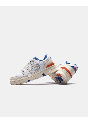 Белые демисезонные кроссовки мужские asics kith x ex89 white blue orange асикс гель No Brand