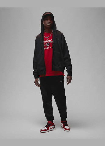 Кофта мужская Ess Full-Zip Fleece FJ7771-010 флис черная Jordan (298400046)