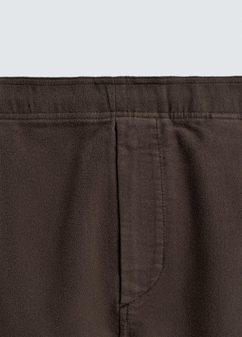 Темно-коричневые повседневный демисезонные брюки Zara