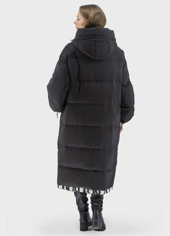 Чорний зимній Пуховик No Brand