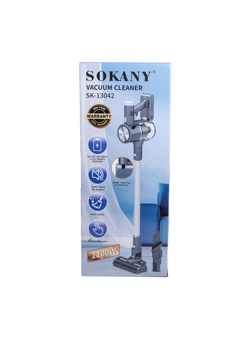 Пилосос ручний для дому акумуляторний 2200 Вт SK-13042 Sokany (326066551)