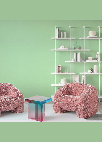 Самоклеящиеся обои светло-зеленые белые 2800*500*2,5мм SW-00001159 No Brand (328578959)