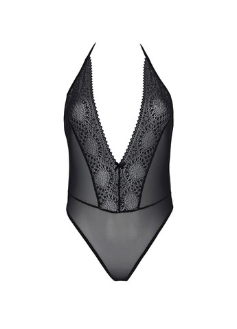 Боді DROSERA BODY black,, високі вирізи, верх на зав’язках - CherryLove Passion (339867609)