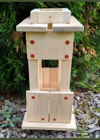 Садовий ліхтар з дерева Волоха бланже (СФН-001501) No Brand (328960328)