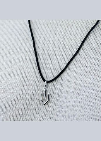 Серебряная подвеска Герб Украины - Тризуб 7350 Oniks (264392923)