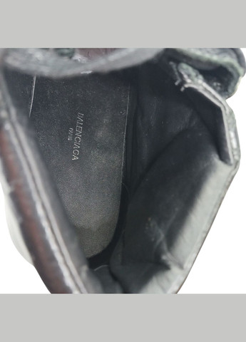 Черные кеды высокие мужские кожаные черные Balenciaga