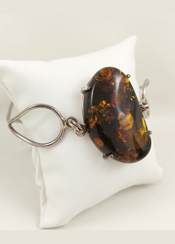 Браслет серебряный с натуральным балтийским янтарем 1054BRC2-z Shatlen Браслет (346488840)