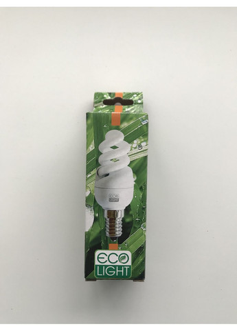 Енергозберігаюча лампа ECO LIGHT 9W 9Вт E14 5500К біле холодне яскраве світло Ecolight (369369533)