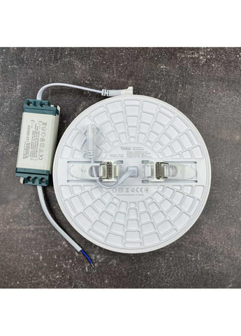 Світильник LED даунлайт ADAMANT 24W 4200K круг IP20 білий Violux (365651466)