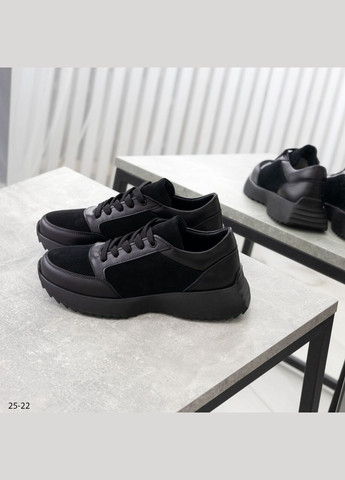 Комбинированные женские замшевшие кроссовки No Brand