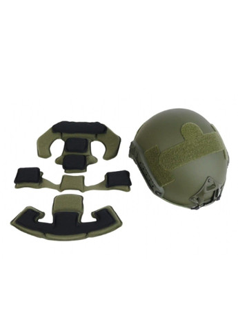Универсальная система креплений для шлема Wendy system с подушками (Оливковый) No Brand (332635623)