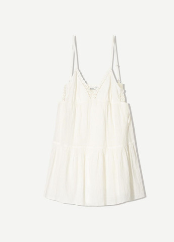 Бежева повсякденний сукня Bershka однотонна