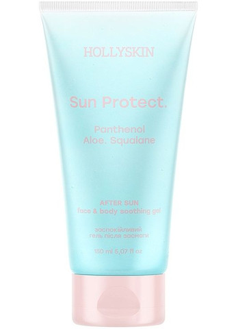 Успокаивающий гель после загара с алоэ вера и пантенолом Sun Protect After 150ml Hollyskin (368630237)