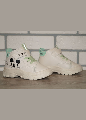 Бежевые повседневные, кэжуал осенние ботинки демисезонные бежевые FZD