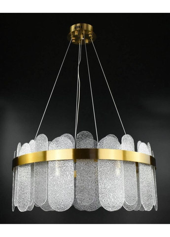 Люстра підвісна на 8 лампочок 26859 Латунь 40-200х60х60 см. Sunnysky (335975780)