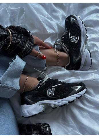 Чорні Осінні кросівки чоловічі new balance 725 black / white нью беланс 725 No Brand