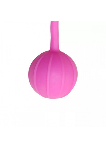 Вагинальные шарики Vertical Ribbed Geisha розовые EasyToys (290851076)