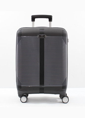 Чемодан ручная кладь полипропилен чёрный 55х36х20см/35л/2.6кг Snowball (324801690)
