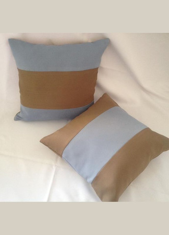 Декоративная подушка набор 2 шт. 45*45 см Голубой, бежевый Hanna (317171305)