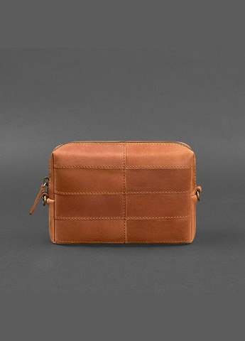 Шкіряна косметичка-несесер 3.1 Світло-коричнева Crazy Horse (A-026897) BlankNote (329743010)