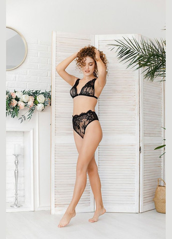 Чорний демісезонний чорна спідня білизна з французького мережива - impression kari shop atelier 70aa/m (145ls-12he-blс) Ova Ova Brand