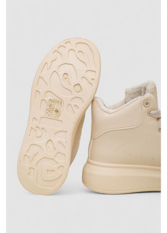 Кроссовки женские зимние на меху,, 248RA2254 Ager бежевые всесезоны (369973759)