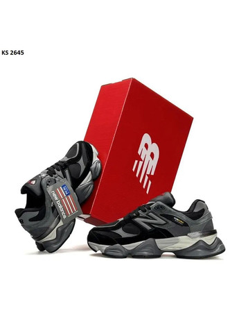 Черные демисезонные кроссовки мужские new balance 9060 black gray нью беланс 9060 No Brand