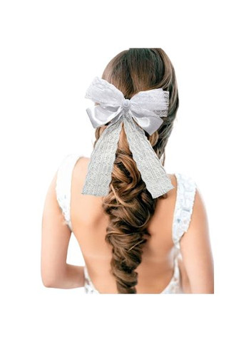 Объемный бант 15 см на атласной резинке. Handmade (368772163)