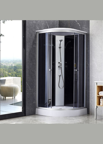 Душовий бокс Tani, скло тоноване 4 мм LIDZ SB90x90.SAT.LOW.GR (341326359)