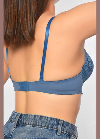 Блакитний бюстгальтер жіночий блакитного кольору чашка в Let's Shop поліамід