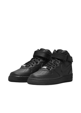 Чорні осінні кросівки air force 1 mid le (gs) dh2933-001 Nike