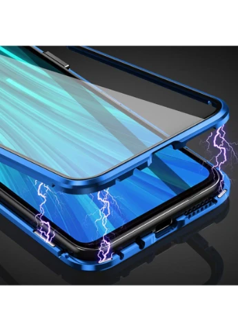 Магнитный металл чехол FULL GLASS 360° для Redmi 9 / Green Xiaomi (369646890)
