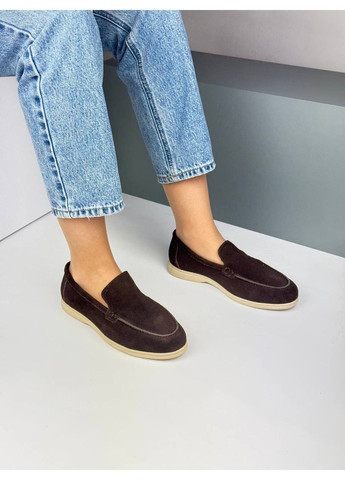 Hengji 409 Лофери Замшеві Коричневі коричневий з натуральна замша, китай — демісезон (335009342)