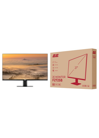 Монитор -F2725B-01.EU 27" F2725B D-Sub, HDMI, IPS, 100Hz 2E (372006196)