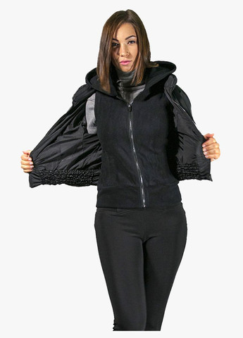 Черная демисезонная женская демисезонная куртка двойка fv-111708-2 черный Forza Viva